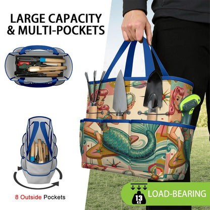 Kate McEnroe New York Kitschy 1950s Retro MCM Mermaid Atomic Starburst Garden Tool BagGarden Tool Bagx3coQPSGxR