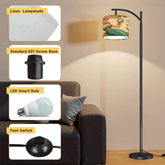 Kate McEnroe New York Kitschy 1950s Retro Mermaid Atomic Starburst Arc Floor LampArc Floor Lamps1LIm63Hlt2