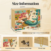 Kate McEnroe New York Kitschy 1950s Retro Mermaid Atomic Starburst Storage CabinetStorage CabinetslmBTwYt9tV