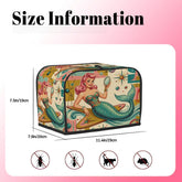 Kate McEnroe New York Kitschy 1950s Retro Mermaid Atomic Starburst Toaster CoverToaster CoversoyaTQpD1mm