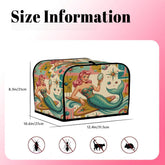 Kate McEnroe New York Kitschy 1950s Retro Mermaid Atomic Starburst Toaster CoverToaster CoversoyaTQpD1mm