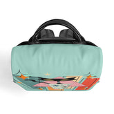Kate McEnroe New York Kitschy Atomic Cat Backpack, Mid Century Modern Travel CarryallBackpacksN2M56QVN-1