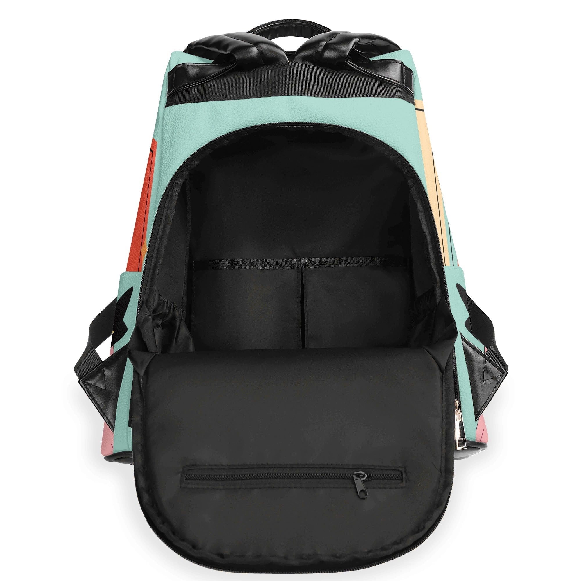 Kate McEnroe New York Kitschy Atomic Cat Backpack, Mid Century Modern Travel CarryallBackpacksN2M56QVN-1