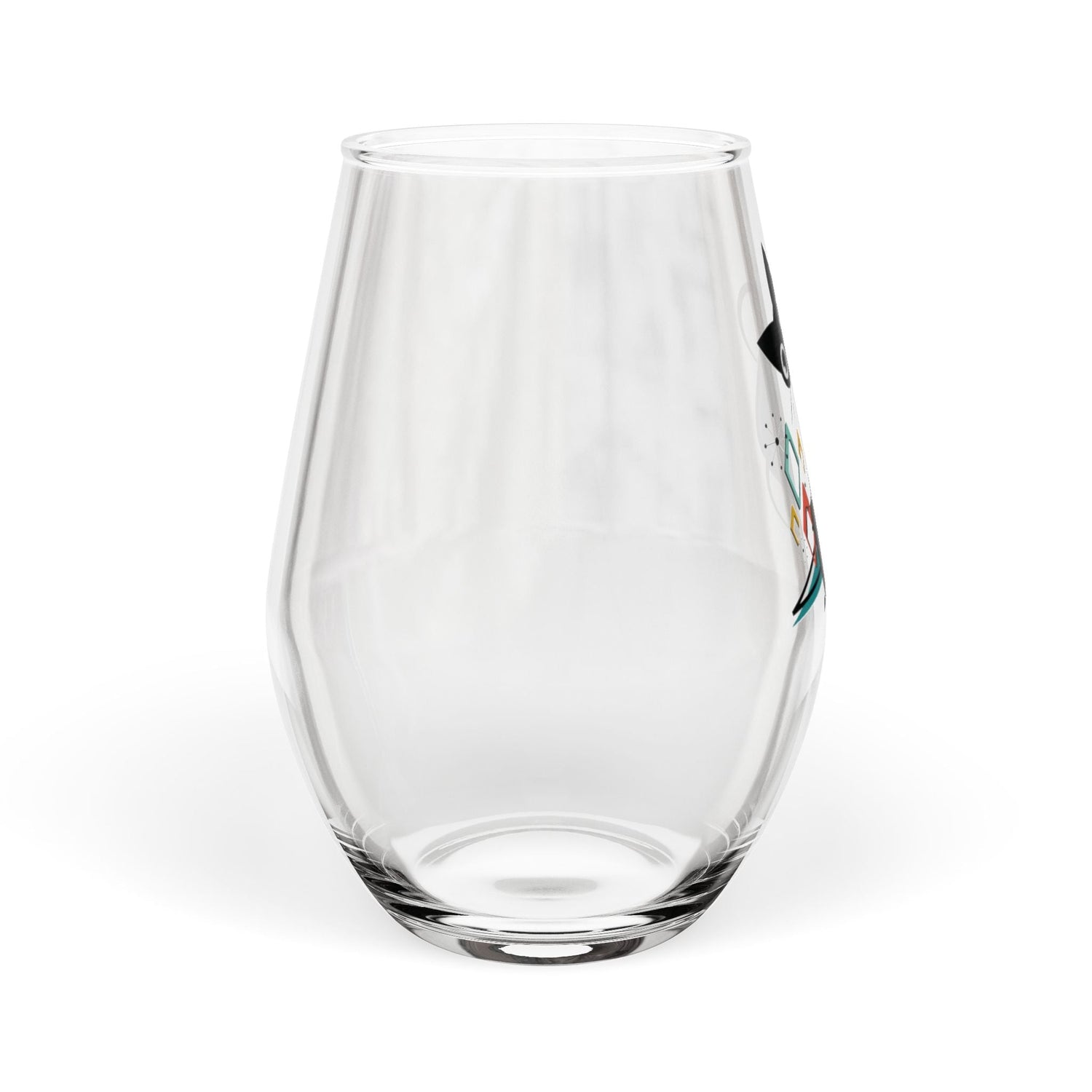 Kate McEnroe New York Kitschy Atomic Cat Boomerang Starburst Wine GlassWine Glasses18934908465852436384