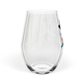 Kate McEnroe New York Kitschy Atomic Cat Boomerang Starburst Wine GlassWine Glasses18934908465852436384