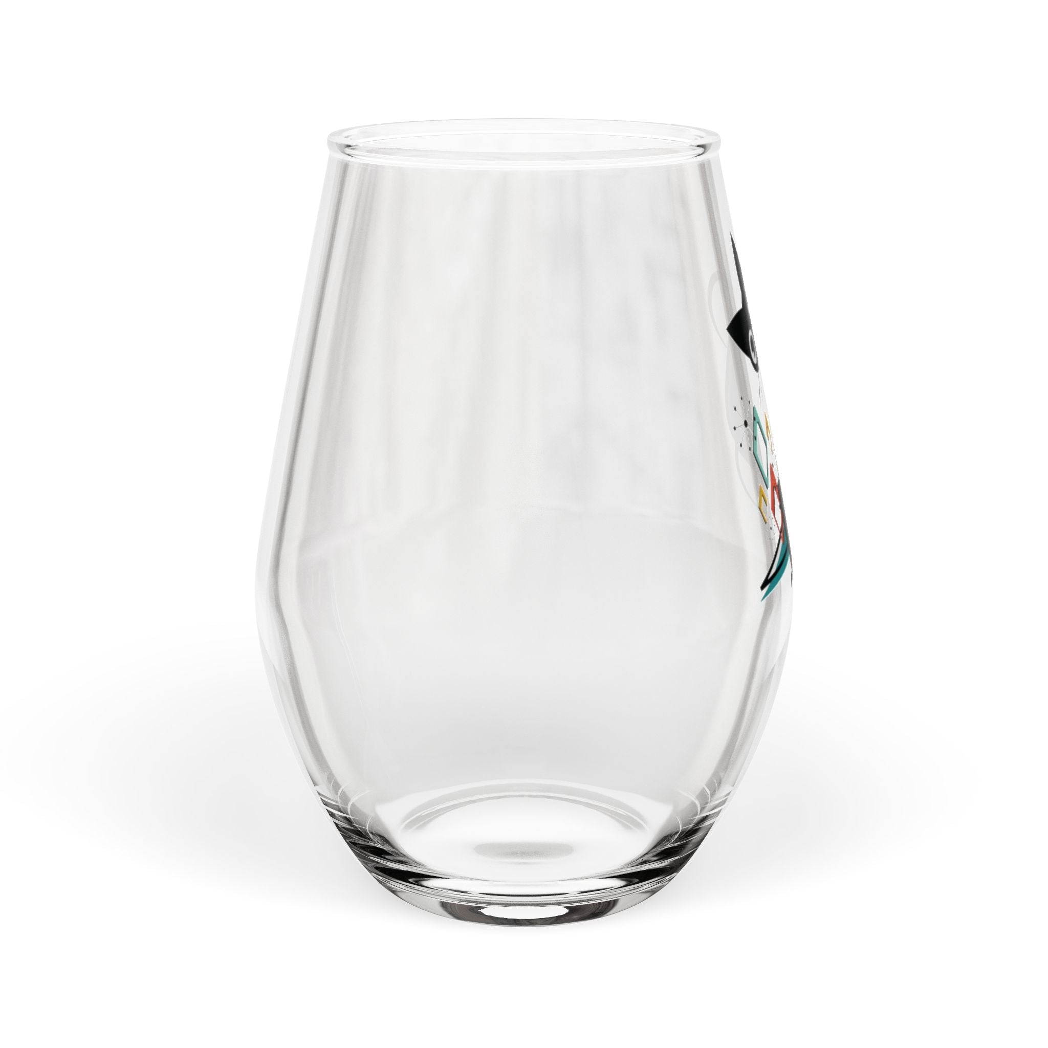 Kate McEnroe New York Kitschy Atomic Cat Boomerang Starburst Wine GlassWine Glasses18934908465852436384