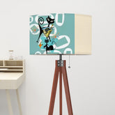 Kate McEnroe New York Kitschy Atomic Cat Martini 1950s Retro Drum Lamp ShadeLamp ShadesyhBsZlbE9U