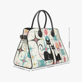Kate McEnroe New York Kitschy Atomic Cat Mid Century Modern Starburst Satchel HandbagHandbagsb9u7khum_001