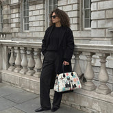 Kate McEnroe New York Kitschy Atomic Cat Mid Century Modern Starburst Satchel HandbagHandbagsb9u7khum_001