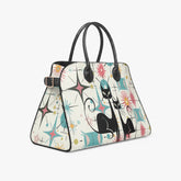 Kate McEnroe New York Kitschy Atomic Cat Mid Century Modern Starburst Satchel HandbagHandbagsb9u7khum_001