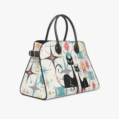 Kate McEnroe New York Kitschy Atomic Cat Mid Century Modern Starburst Satchel HandbagHandbagsb9u7khum_001