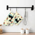 Kate McEnroe New York Kitschy Atomic Cat Right Hand Oven Mitt Set, MCM Kitchen DecorOven Mitts & Pot Holder SetJk1tSBtUPI