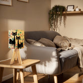 Kate McEnroe New York Kitschy Atomic Cat Sputnik Tripod Table Lamp, Retro Mid Century ModernTable Lamps0Uk0VUkfML