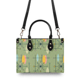 Kate McEnroe New York Kitschy Atomic Cat Starburst Mid Century Modern Retro SatchelHandbagsN67MMDXW-1
