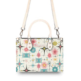Kate McEnroe New York Kitschy Atomic Cat Starburst Satchel, Mid Century Modern HandbagHandbagsY5759KLW-1