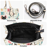 Kate McEnroe New York Kitschy Atomic Cat Starburst Satchel, Mid Century Modern HandbagHandbagsY5759KLW-1