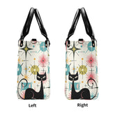 Kate McEnroe New York Kitschy Atomic Cat Starburst Satchel, Mid Century Modern HandbagHandbagsY5759KLW-4