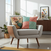 Kate McEnroe New York Kitschy Mermaid Retro Polka Dots Mid Century Modern Throw PillowThrow Pillows32285181844658160822