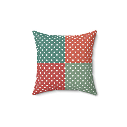 Kate McEnroe New York Kitschy Mermaid Retro Polka Dots Mid Century Modern Throw PillowThrow Pillows32285181844658160822