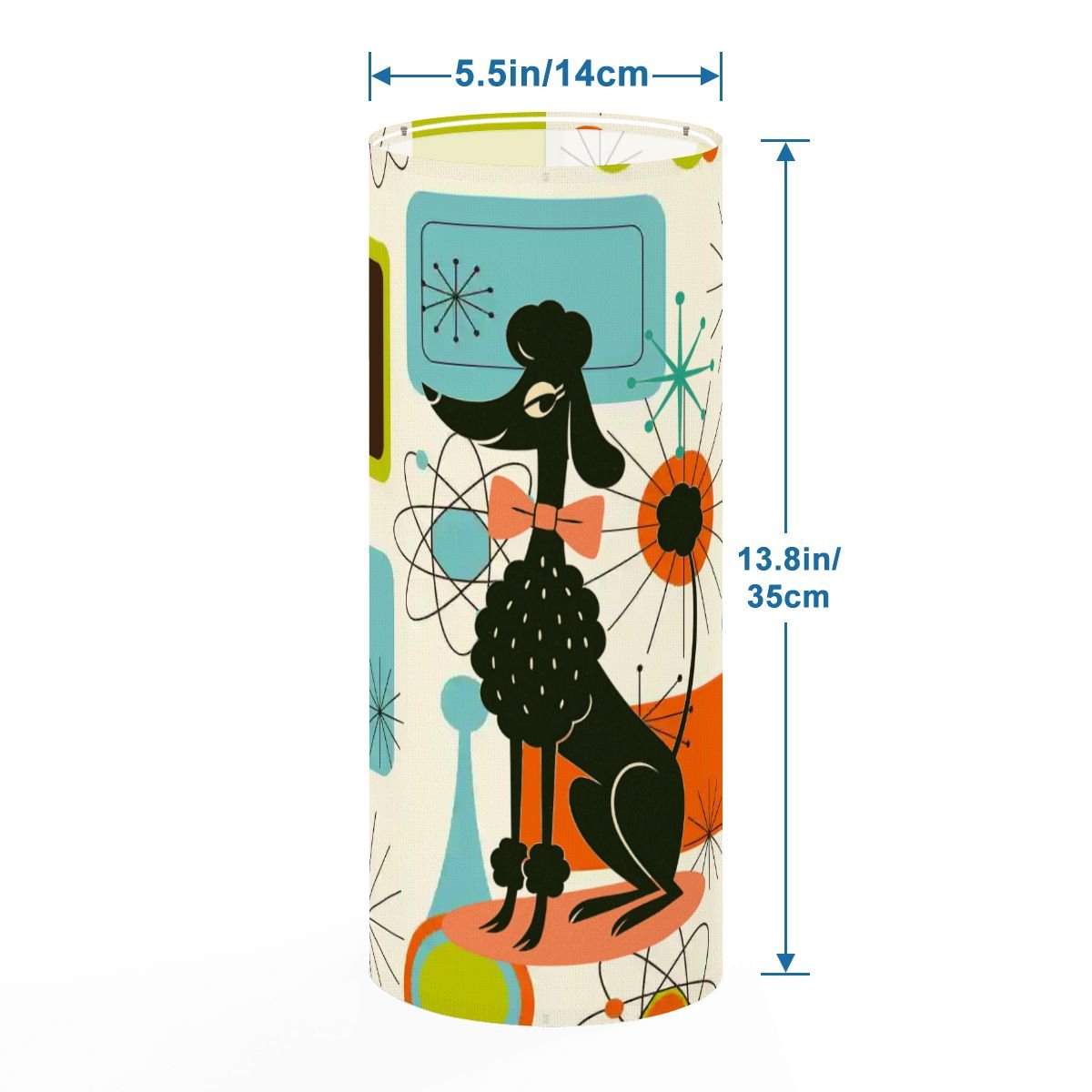 Kate McEnroe New York Kitschy Poodle Mid Century Modern Retro 50s MCM Slim Lamp ShadeLamp ShadeslgSvKxeoVg