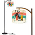 Kate McEnroe New York Kitschy Retro Atomic Cats Mid Century Modern Arc Floor LampArc Floor Lamps2ExnTL2Rru