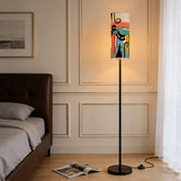 Kate McEnroe New York Kitschy Retro Atomic Cats Mid Century Modern Slim Floor LampSlim Floor LampsgpLHDXatC1