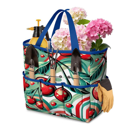 Kate McEnroe New York Kitschy Retro Cherry Mid Century Modern Garden Tool BagGarden Tool Bag7YSHgdcE2v