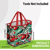Kate McEnroe New York Kitschy Retro Cherry Mid Century Modern Garden Tool BagGarden Tool BagJWjFhHmiEm