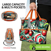 Kate McEnroe New York Kitschy Retro Cherry Mid Century Modern Garden Tool BagGarden Tool BagJWjFhHmiEm