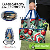 Kate McEnroe New York Kitschy Retro Cherry Mid Century Modern Garden Tool BagGarden Tool BagJWjFhHmiEm