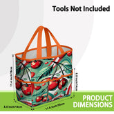Kate McEnroe New York Kitschy Retro Cherry Mid Century Modern Garden Tool BagGarden Tool BagJWjFhHmiEm