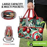 Kate McEnroe New York Kitschy Retro Cherry Mid Century Modern Garden Tool BagGarden Tool BagJWjFhHmiEm