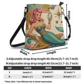 Kate McEnroe New York Kitschy Retro Mermaid Polka Dot Mid Century Modern Bucket BagHandbagsNVOZ6GPY-1