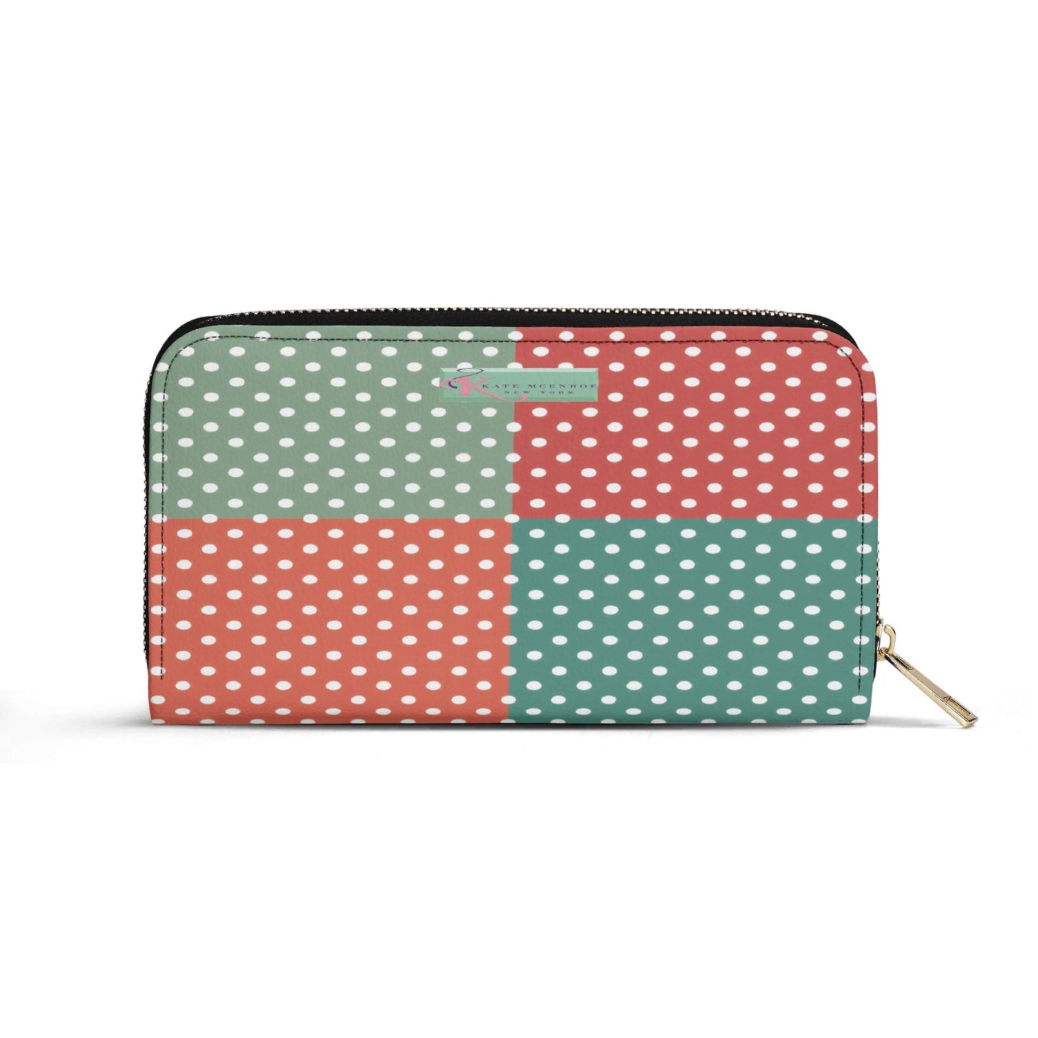 Kate McEnroe New York Kitschy Retro Mermaid Polka Dot Mid Century Modern WalletWalletsW8MX238W-1