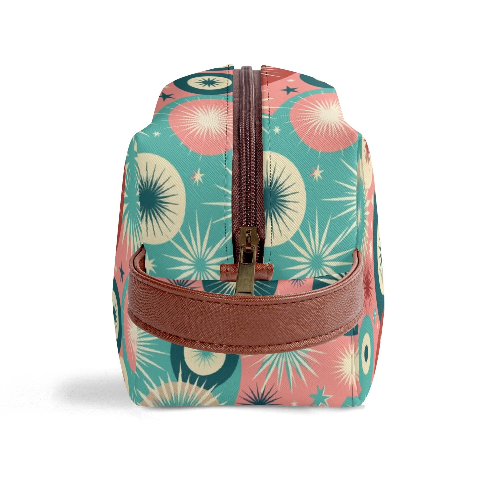 Kate McEnroe New York Kitschy Retro Poodle Mid Century Modern Toiletry Bag, 50s Kitsch Dopp Kit, Atomic Age Travel OrganizerCosmetic &amp; Toiletry BagsW0ZGLQ2W - 1
