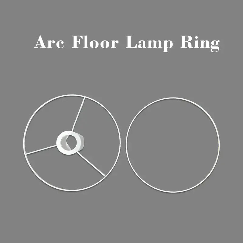 Kate McEnroe New York Lamp Shade Ring Frame Replacement for Floor Lamp ShadesLighting Accessoriesarc-floor-lamp-ring