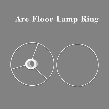 Kate McEnroe New York Lamp Shade Ring Frame Replacement for Floor Lamp ShadesLighting Accessoriesarc-floor-lamp-ring