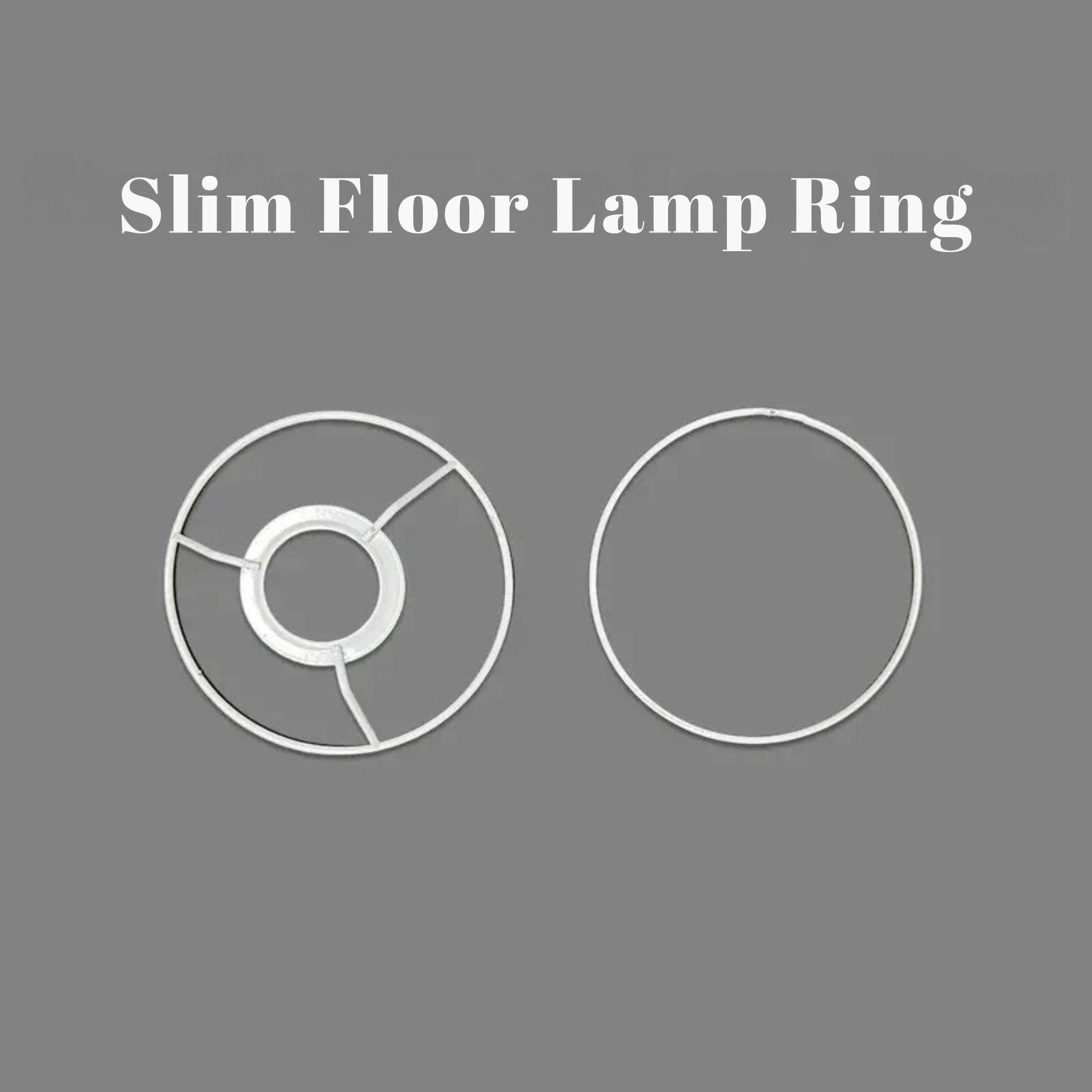Kate McEnroe New York Lamp Shade Ring Frame Replacement for Floor Lamp ShadesLighting Accessoriesstanding-floor-lamp-ring