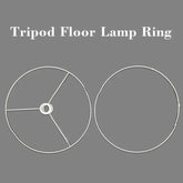 Kate McEnroe New York Lamp Shade Ring Frame Replacement for Floor Lamp ShadesLighting Accessoriestripod-floor-lamp-ring