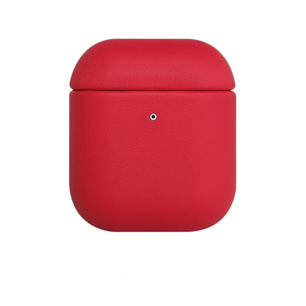 Kate McEnroe New York Leather Case for AirPods Pro Mobile Phone Accessories Red Airpods 1 2 200007763:201336100;14:273312254#Red Airpods 1 2