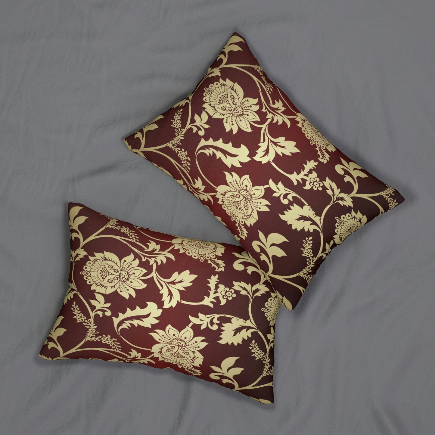 Kate McEnroe New York Lumbar Pillow in Traditional Indian Floral Paisley Lumbar Pillows 20" × 14" 13513630307199604862