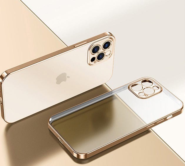 Kate McEnroe New York Luxury Clear Phone Case For Apple iPhone Series 12 Mobile Phone Cases For iPhone 12 Pro / Gold 49944353-for-iphone-12-pro-gold
