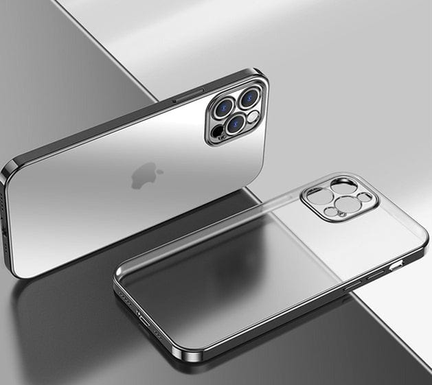 Kate McEnroe New York Luxury Clear Phone Case For Apple iPhone Series 12 Mobile Phone Cases For iPhone 12 ProMAX / Silver 49944353-for-iphone-12-promax-silver