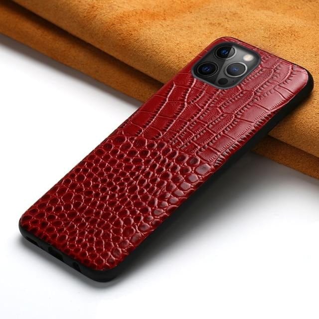 Kate McEnroe New York Luxury Leather Phone Cases Mobile Phone Cases For iPhone 11Pro Max / red 24028749-for-iphone-11pro-max-red-china