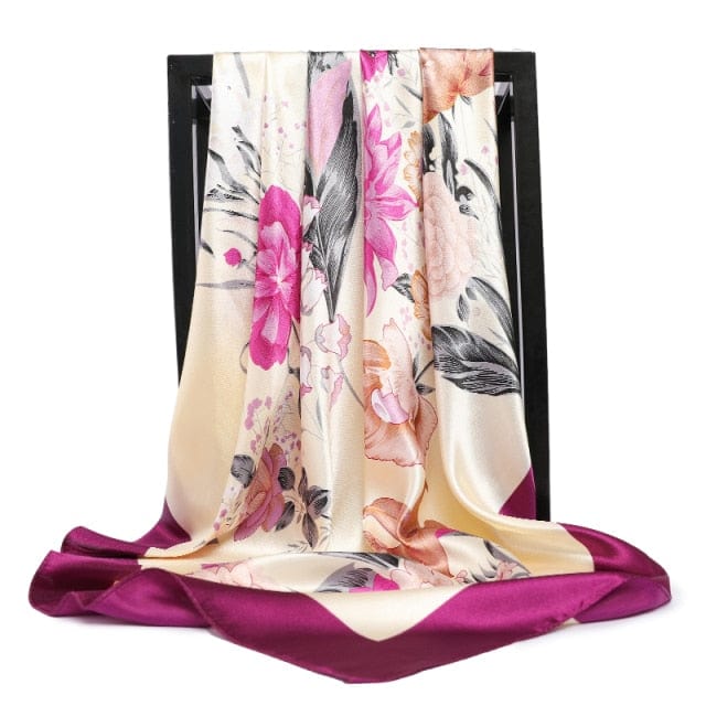 Kate McEnroe New York Luxury Square Silk Printed Scarves Scarves 01 / 90X90cm 29120458-01-90x90cm