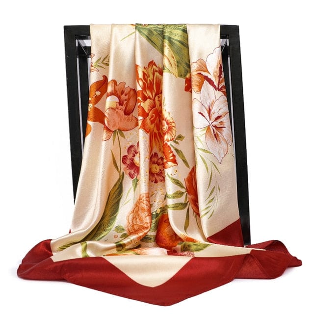 Kate McEnroe New York Luxury Square Silk Printed Scarves Scarves 05 / 90X90cm 29120458-05-90x90cm