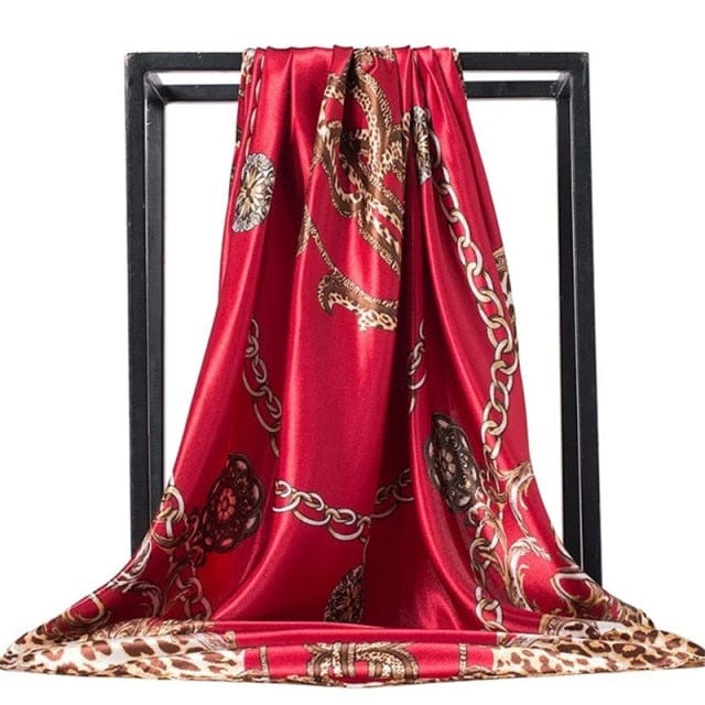 Kate McEnroe New York Luxury Square Silk Printed Scarves Scarves 15 / 90X90cm 29120458-15-90x90cm