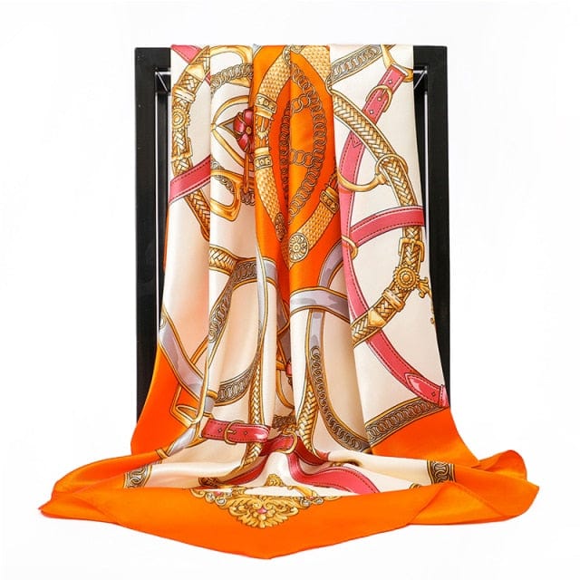 Kate McEnroe New York Luxury Square Silk Printed Scarves Scarves 24 / 90X90cm 29120458-24-90x90cm