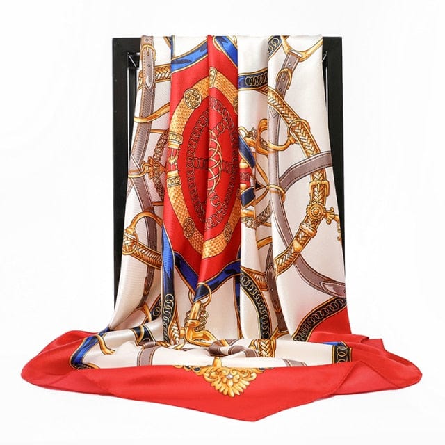 Kate McEnroe New York Luxury Square Silk Printed Scarves Scarves 26 / 90X90cm 29120458-26-90x90cm