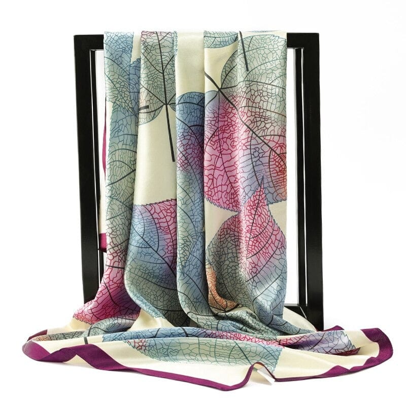Kate McEnroe New York Luxury Square Silk Printed Scarves Scarves 29 / 90X90cm 29120458-29-90x90cm